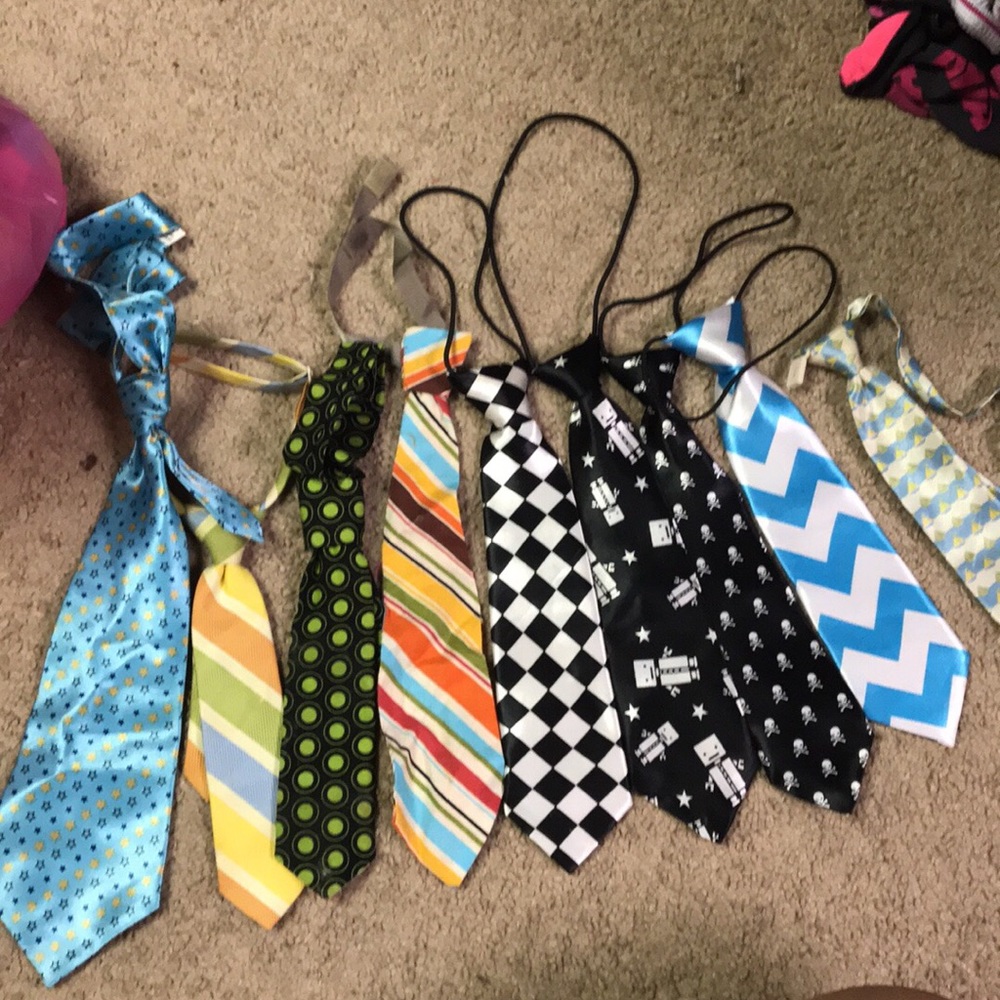 Photography props. Boys ties leg warmers